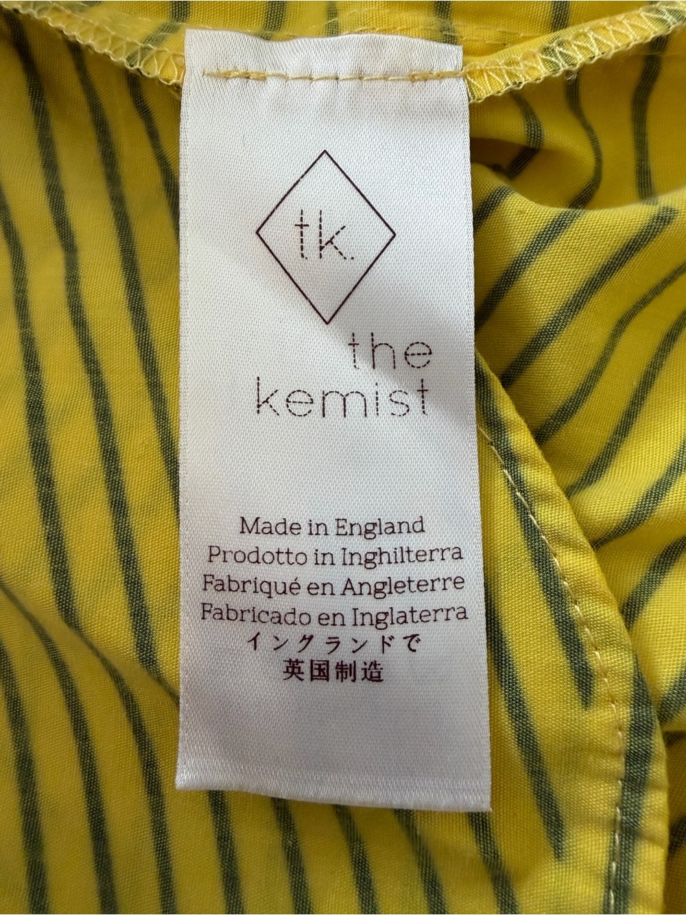 The Kemist Viral Yellow Ruffle Dress UK Sz 14 - Picture 7 of 10